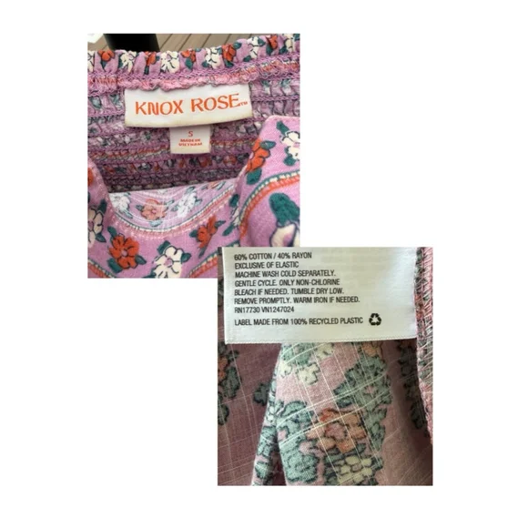 Knox Rose Pink Floral Sundress - Sz. SM (NWOT) - Picture 4 of 4